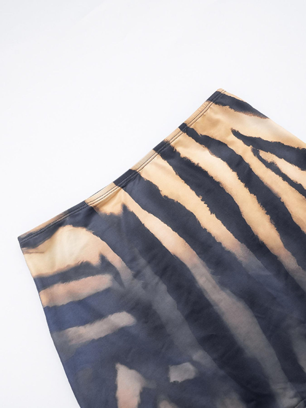 Animal Print Shawl & Skirt Set