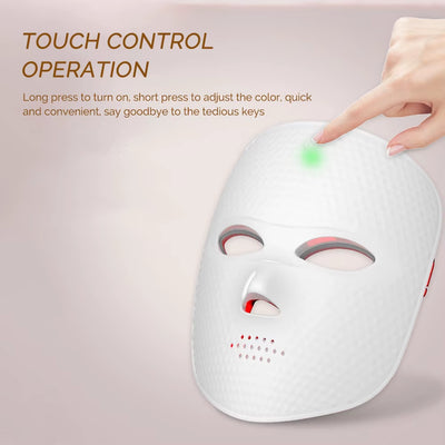 7 Color LED Light Therapy Face Mask 