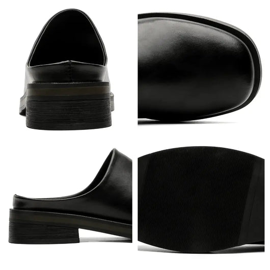Non-Slip Height Boosting Mules