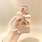 Rhinestone Handbag Keychain