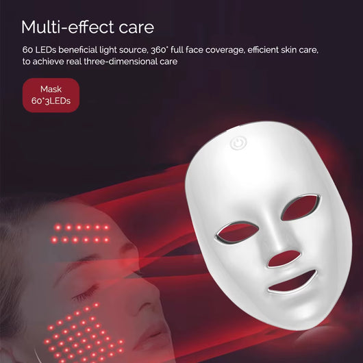 7 Color LED Light Therapy Face Mask 